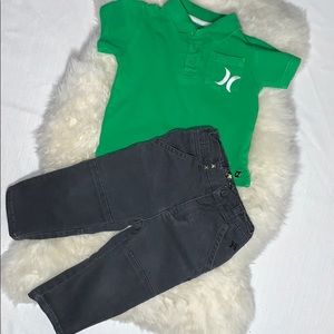 Hurley 2 piece Outfit (sz: 18M)